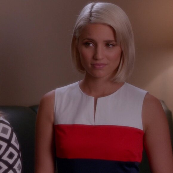 Kate Spade Corley Striped Dress ASO Quinn Fabray - Picture 13 of 14